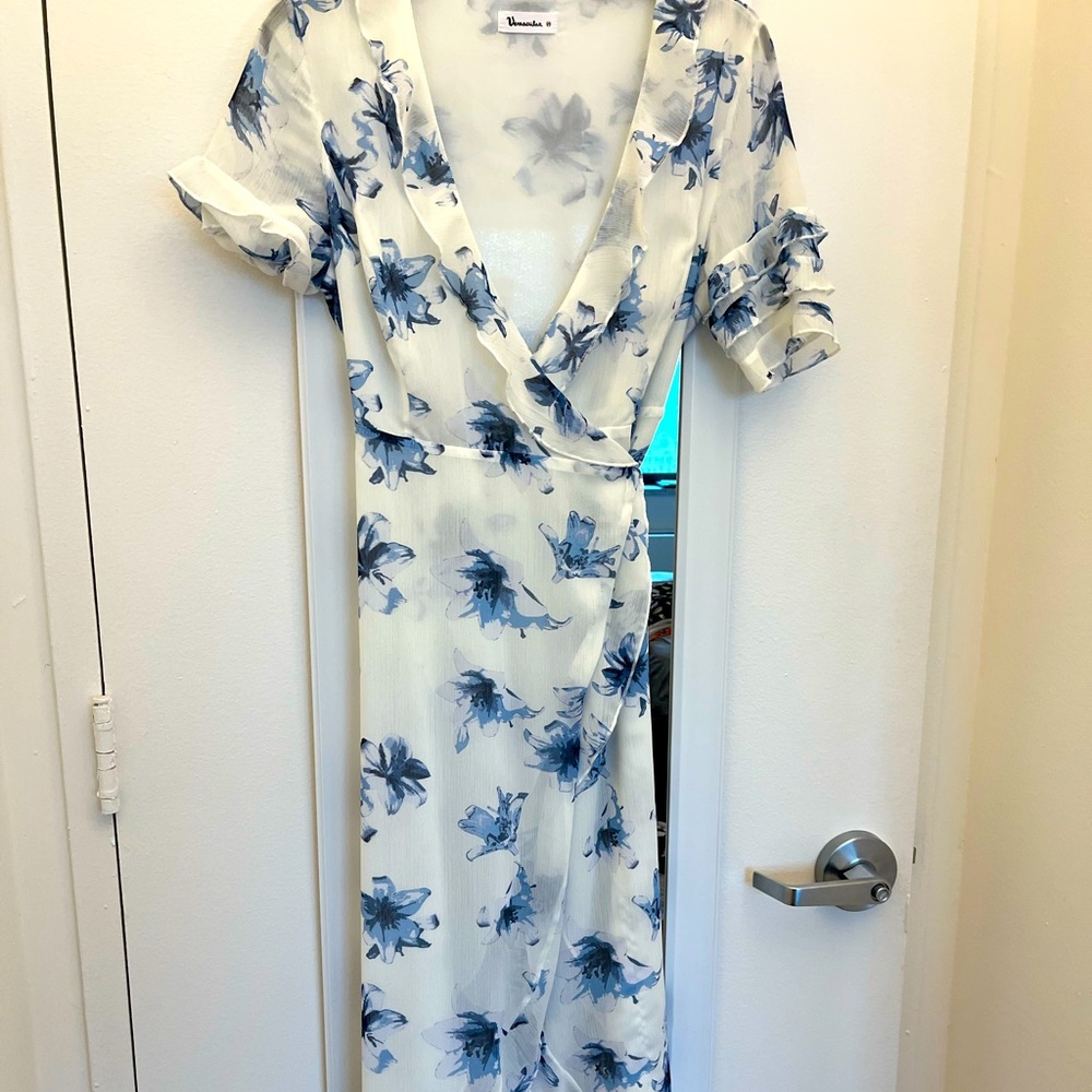 Floral Wrap Dress